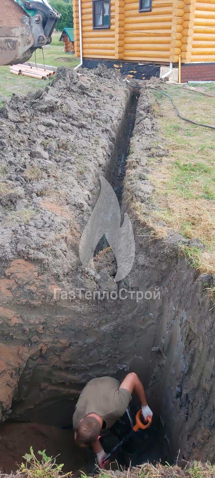 Фото ямы для трубопровода